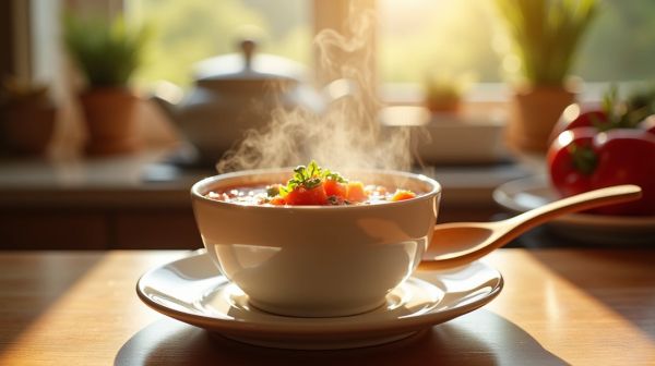 Transporter une soupe maison sans la renverser ni la refroidir